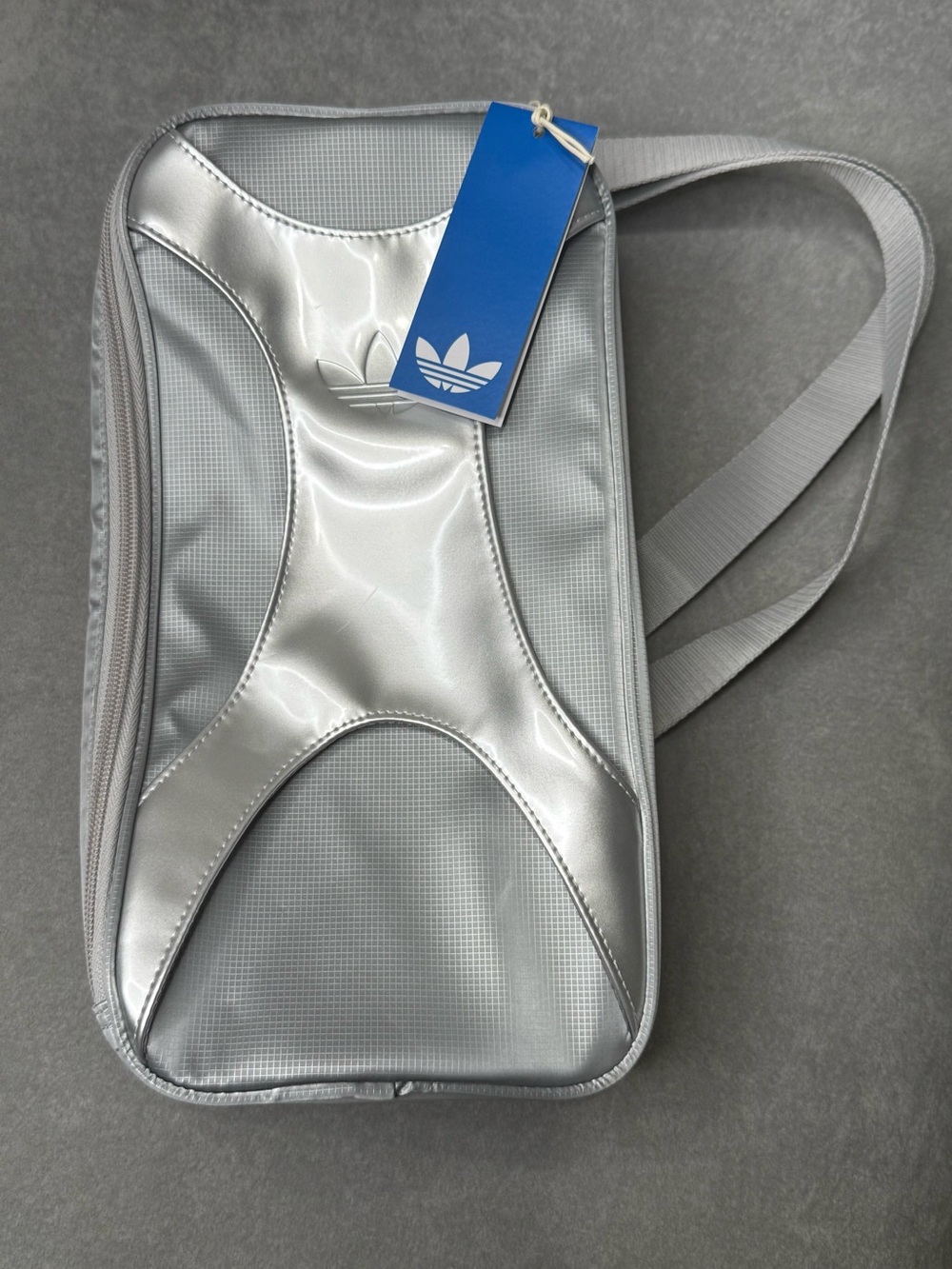 Adidas Crossbody Bag - Silver NWT - Picture 2 of 5
